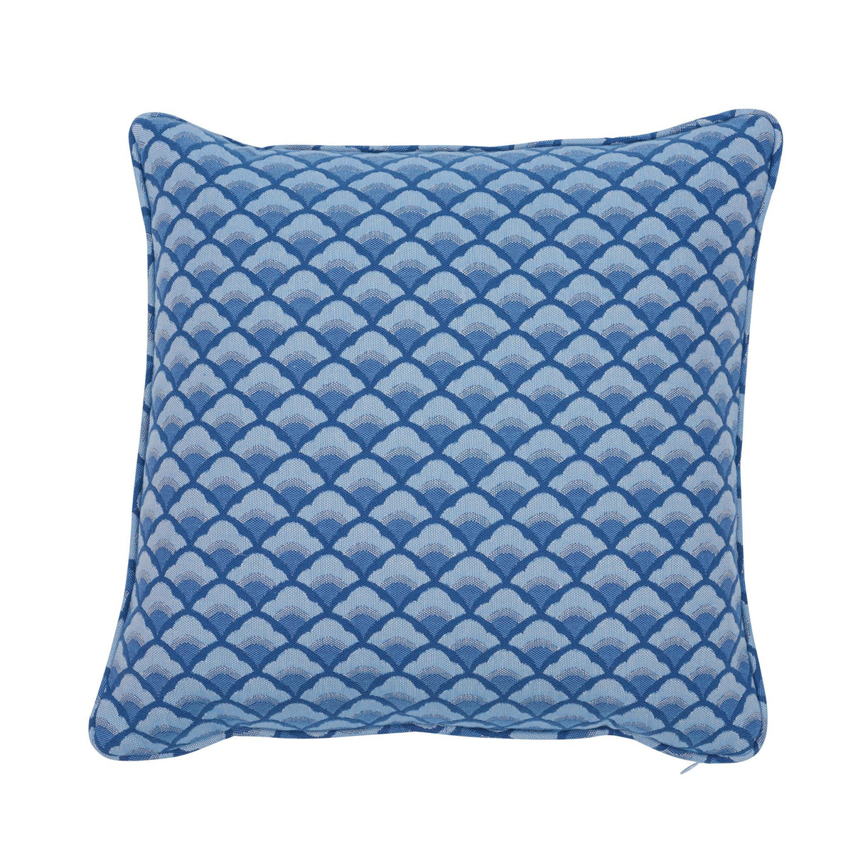 Schumacher Blue 20" x 20" Wilhelm Pillow