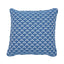 Schumacher Blue 20" x 20" Wilhelm Pillow