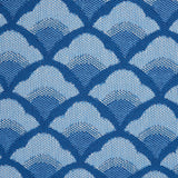 Schumacher Blue 20" x 20" Wilhelm Pillow