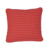 Schumacher Pink & Red 14" x 14" Elias Pillow