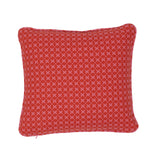 Schumacher Red & Pink 16" x 16" Elias Pillow