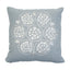 Schumacher Sky 16" x 16" Isla Hand Embroidery Pillow
