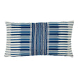 Schumacher Blue 27" x 14" Atchison Pillow