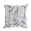 Schumacher Black 20" x 20" Cynthia Embroidered Pillow
