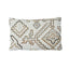 Schumacher Neutral 22" x 14" Ezma Embroidery Pillow