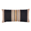 Schumacher Black 24" x 12" Markova Stripe Pillow