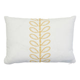 Schumacher Yellow 16" x 11" Camile Embroidery Pillow