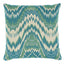 Schumacher Peacock 22" x 22" Tauride Pingl Pillow