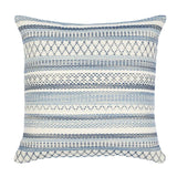 Schumacher Blue 20" x 20" Fremont I/O Pillow