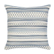 Schumacher Blue 24" x 24" Fremont I/O Pillow