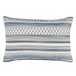 Schumacher Blue 22" x 14" Fremont I/O Pillow