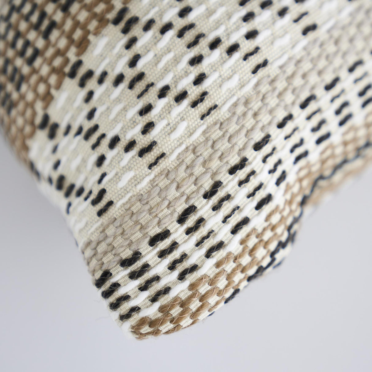 Schumacher Fremont Indoor/Outdoor Neutral 18" x 18" Pillow