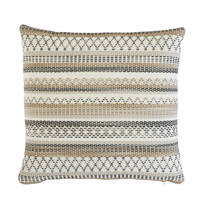 Schumacher Neutral 20" x 20" Fremont I/O Pillow