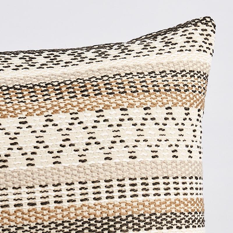 Schumacher Neutral 20" x 14" Fremont I/O Pillow