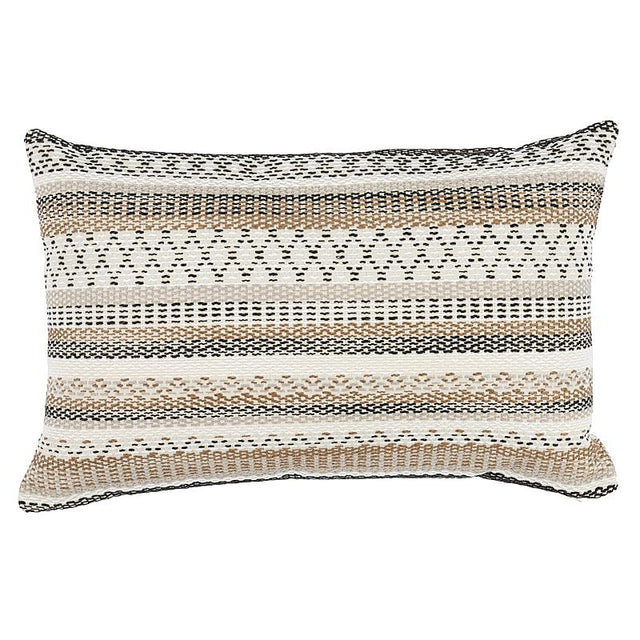 Schumacher Neutral 22" x 14" Fremont I/O Pillow