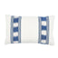 Schumacher Blue & White 22" x 14" Banyan Ikat Pillow