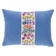 Schumacher Ivory 16" x 12" Lula Embroidered Pillow