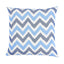 Schumacher Indigo 22" x 22" Vedado Ikat Pillow