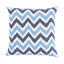 Schumacher Indigo 24" x 24" Vedado Ikat Pillow