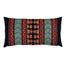 Schumacher Red & Black 24" x 12" Vinka Embroidery Pillow