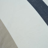 Schumacher Grey Sand 22" x 22" Lolland Linen Stripe Pillow