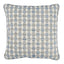Schumacher Blue 22" x 22" Coquina Pillow