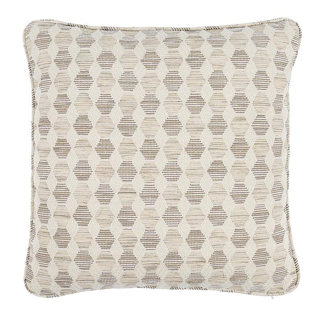 Schumacher Natural 18" x 18" Coquina Pillow