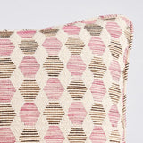 Schumacher Pink 22" x 22" Coquina Pillow
