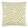Schumacher Sangomar Applique Citron 22" x 22" Pillow