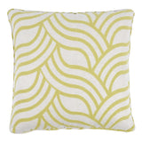 Schumacher Sangomar Applique Citron 22" x 22" Pillow
