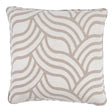 Schumacher Sangomar Applique Brown 22" x 22" Pillow
