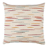 Schumacher Multi 20" x 20" Leland Stripe Pillow