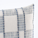 Schumacher Elko Plaid Indigo 22" x 14" Pillow