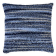 Schumacher Blues 18" x 18" Bensley Boucle Pillow