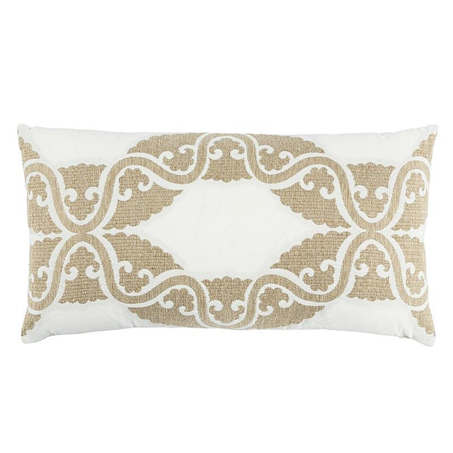 Schumacher Siljan Ivory 26" x 14" Pillow