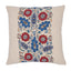 Schumacher Red & Blue 20" x 20" Anatolia Embroidery Pillow