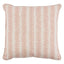 Schumacher Pink & Natural 20" x 20" Woodperry Pillow