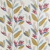 Harlequin Llenya Cerise/Harbour/Saffron Fabric