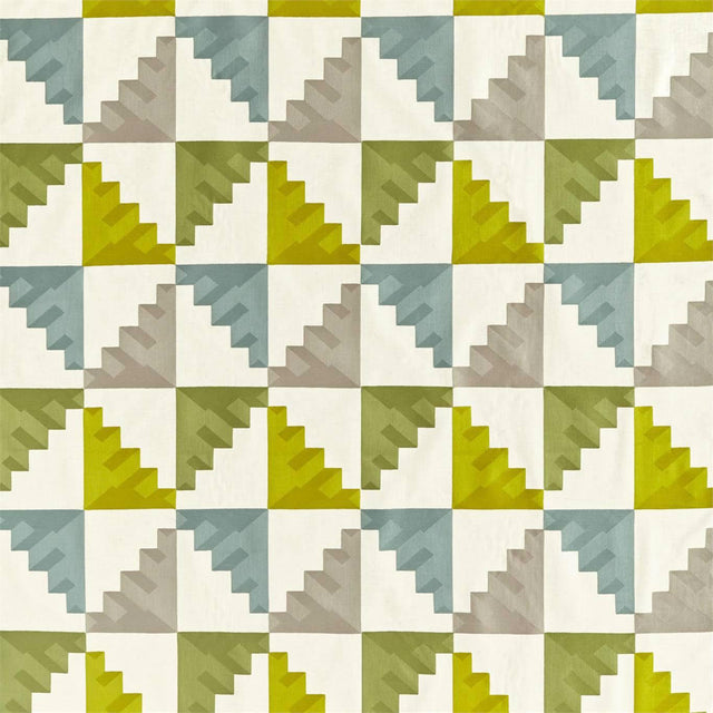 Harlequin Mehari Lime/ Harbour/ Stone Fabric