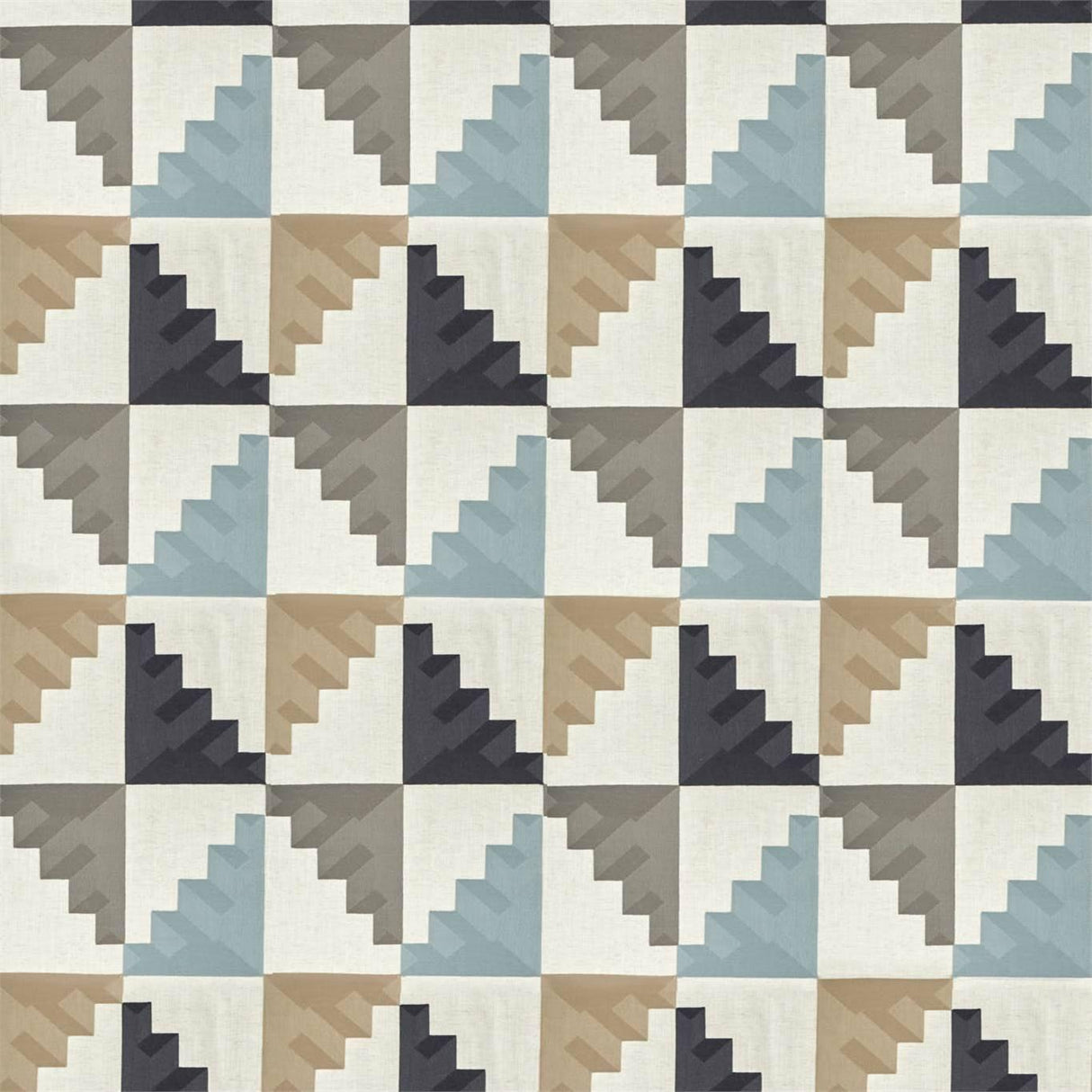 Harlequin Mehari Sky/ Maize/ Charcoal Fabric