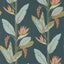 Harlequin Llenya Ink/Coral/Seaglass Wallpaper