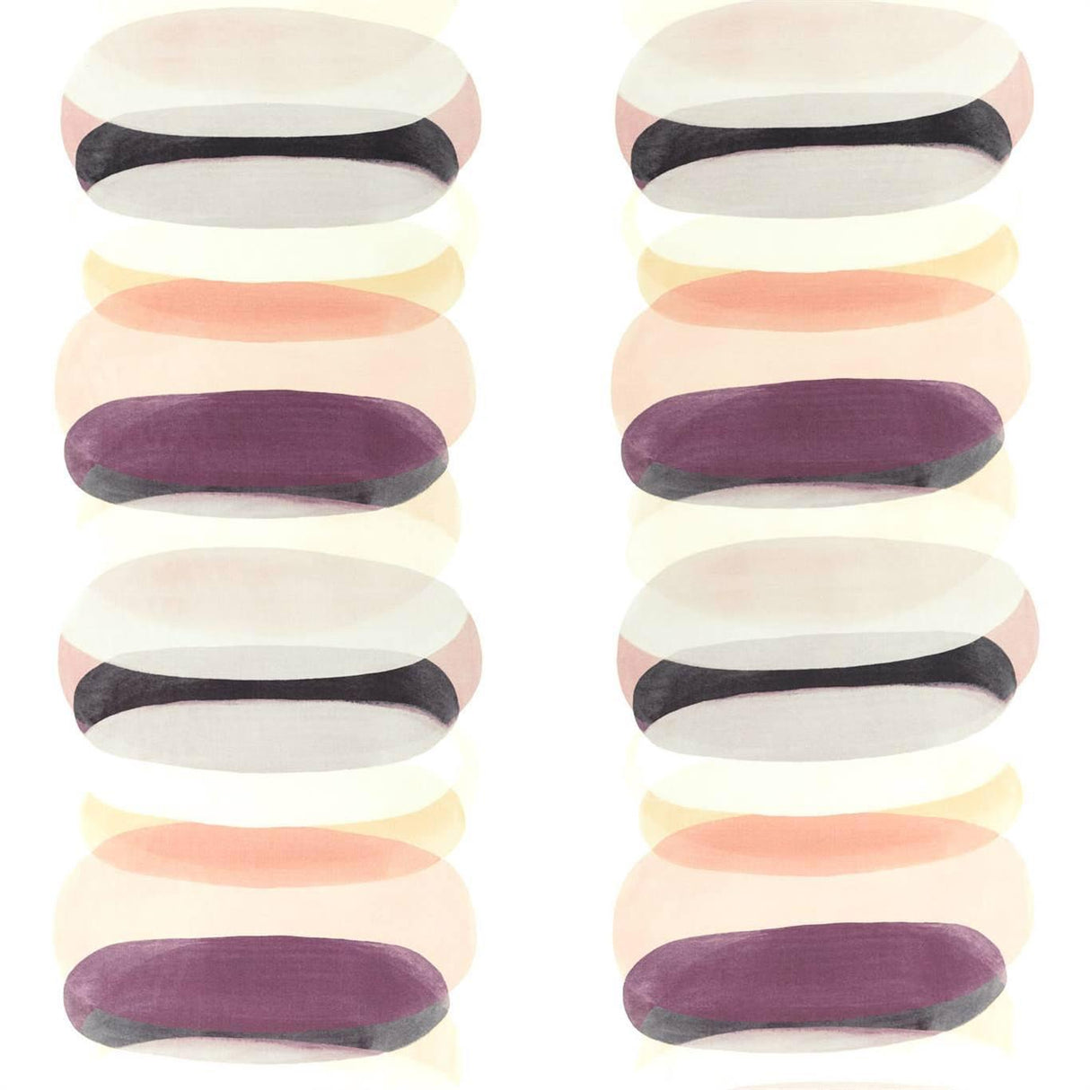 Harlequin Elliptic Plum Fabric