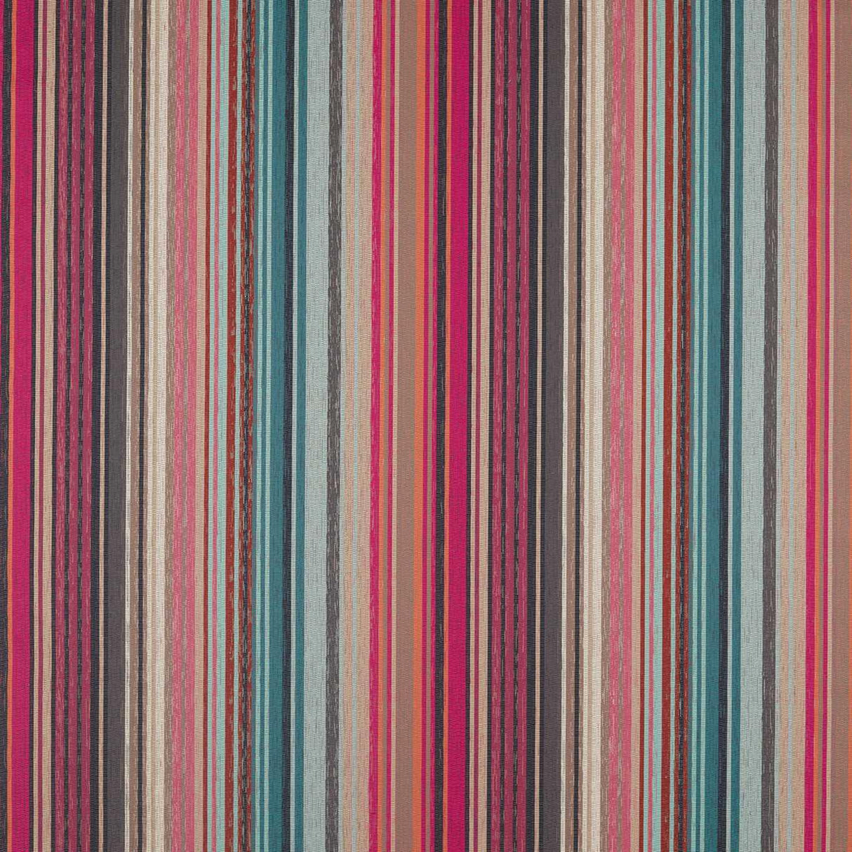 Harlequin Spectro Stripe Cerise/Marine/Coral Fabric