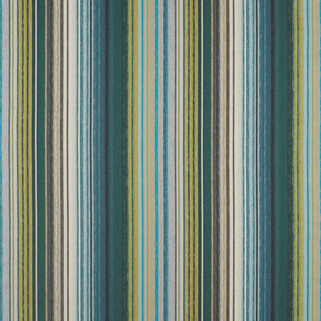 Harlequin Spectro Stripe Emerald/Marine/Lichen Fabric