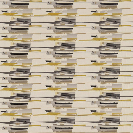 Harlequin Zeal Charcoal/Mustard/Onyx Fabric