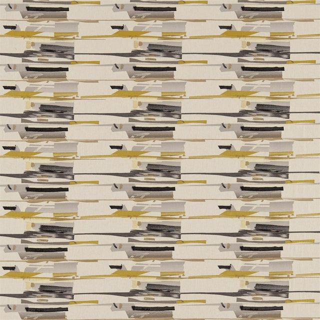 Harlequin Zeal Charcoal/Mustard/Onyx Fabric