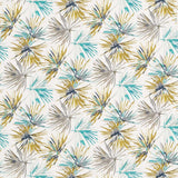 Harlequin Aucuba Teal/Zest Fabric