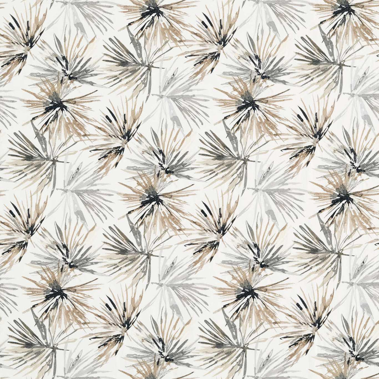 Harlequin Aucuba Steel/Jet Fabric