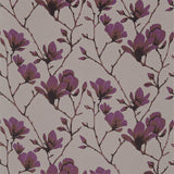 Harlequin Lotus Bronze/Magenta Fabric