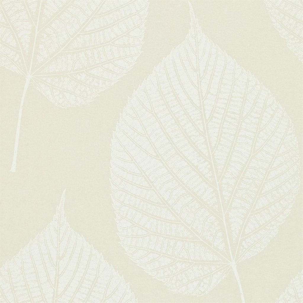 Harlequin Leaf Pearl/ Chalk Wallpaper